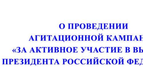 Методические рекомендации МФП о проведении агитационной кампании «За активное участие в выборах президента РФ»